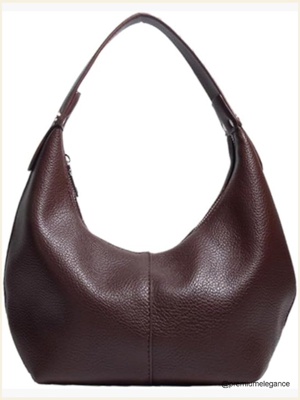Vegan Leather Hobo Bag Crescent Shoulder Slouchy Tote Handbag Y2K Clutch